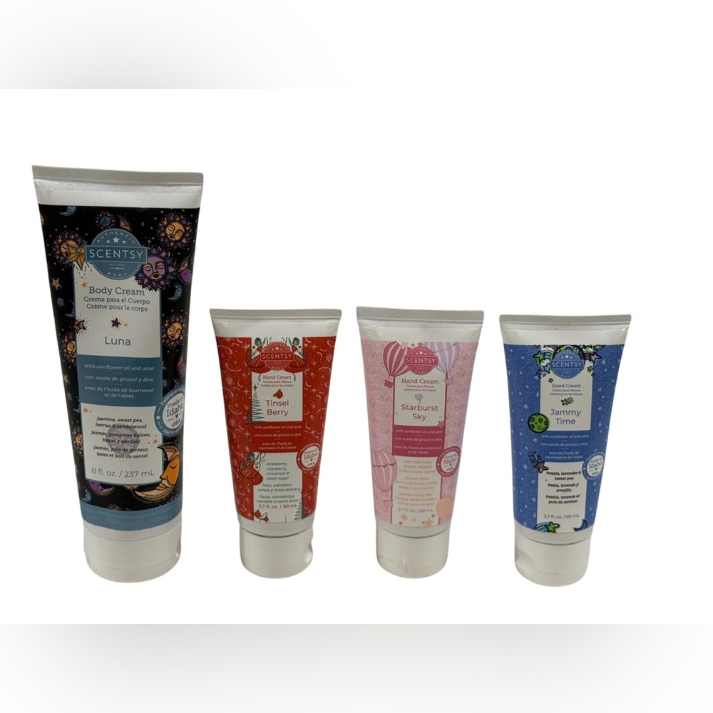 NEW Scentsy Body Cream Collection ~ 4 PC.